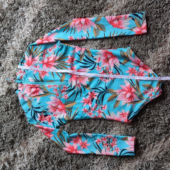 Billabong Girls Core Mock Neck Swimsuit - Picture 4 of 10